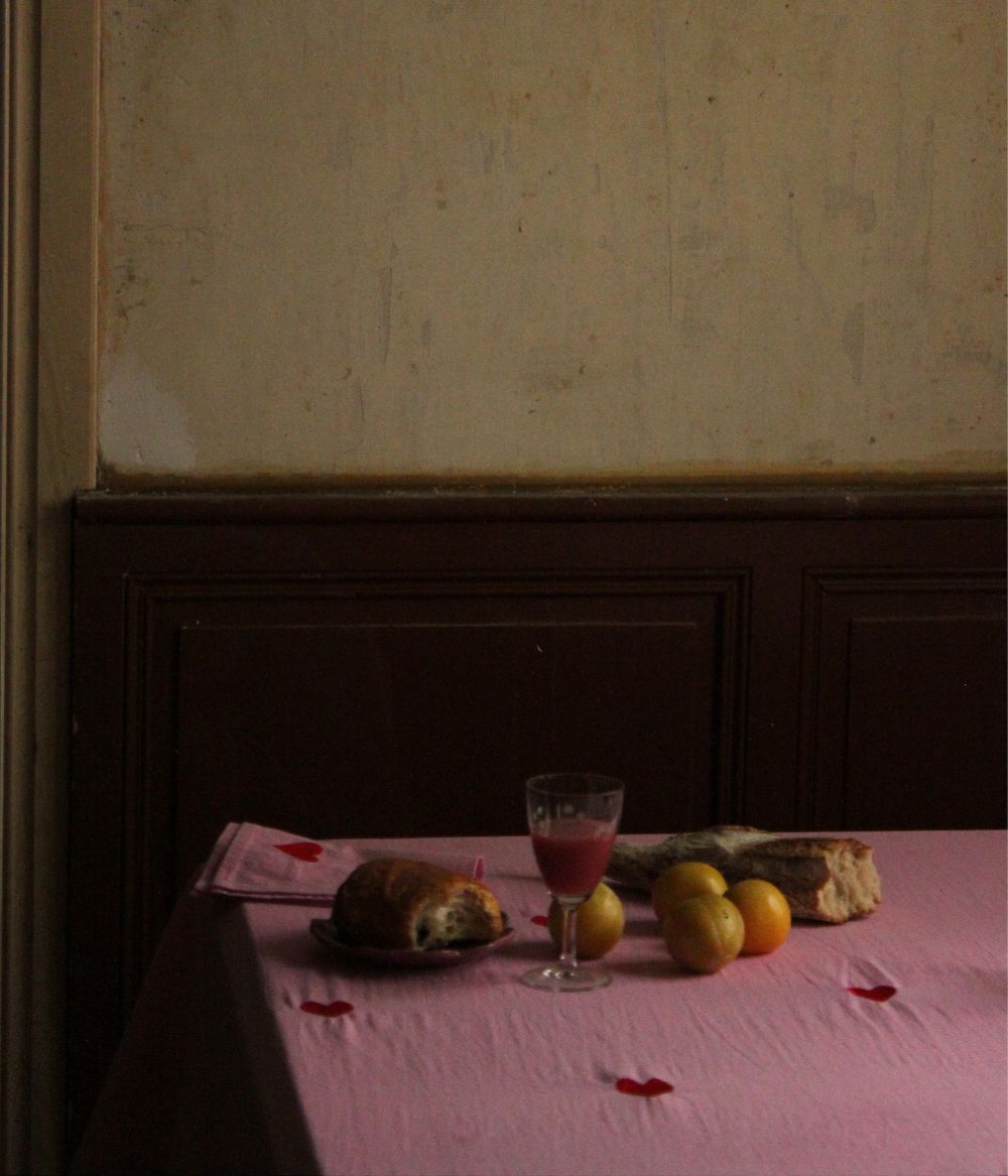 Tablecloth Pink Hearts