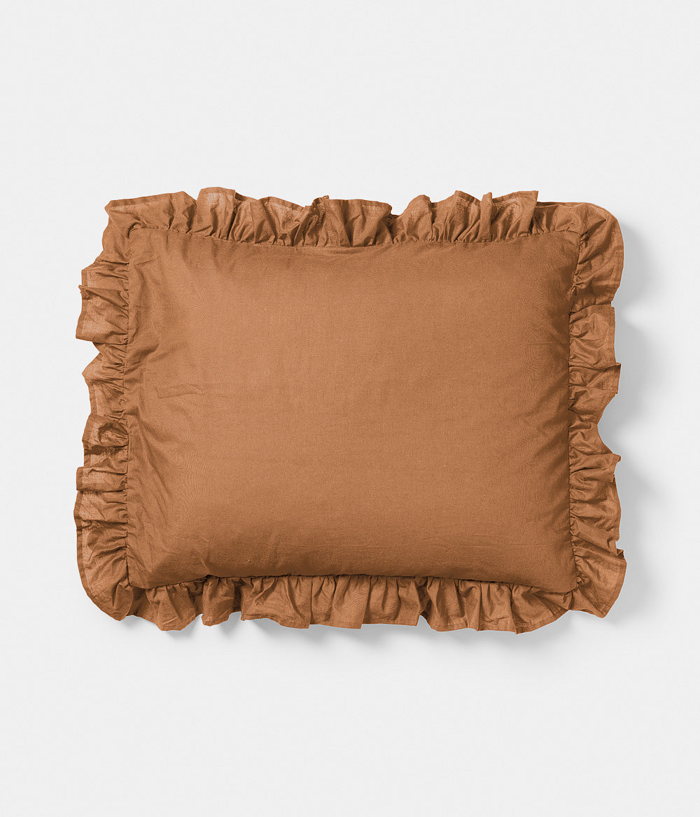 Frill pillow case Dromedary