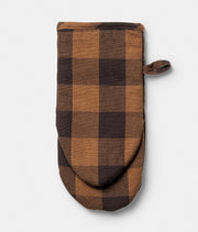 Oven mit checked brown