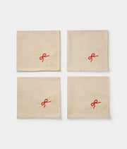 Napkin 4 pcs Bow