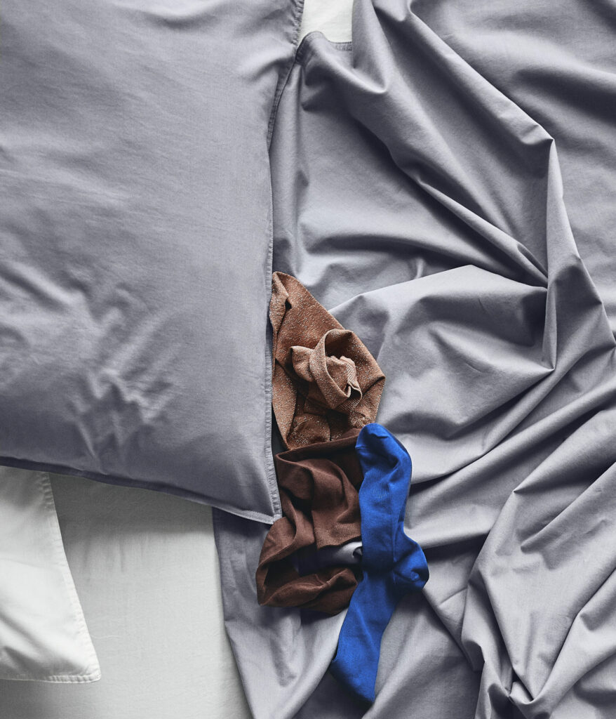 Bluegrey pillow cases in 100 organic cotton and several sizes
