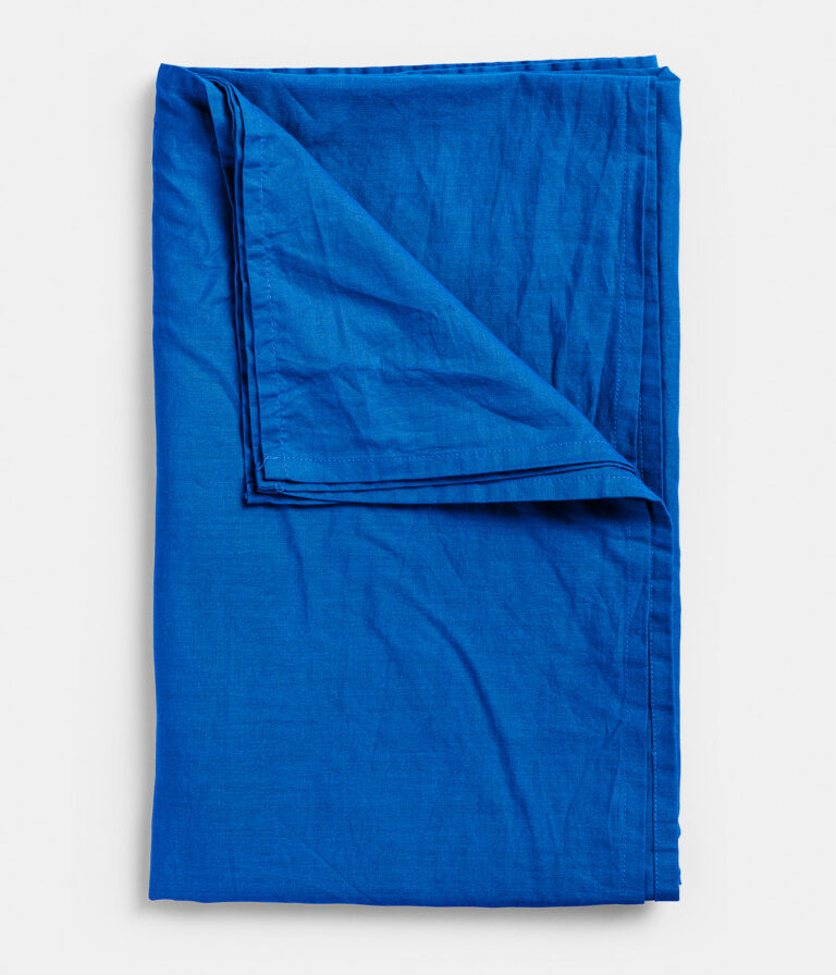 Cobalt blue duvet cover in 100 organic cotton and several sizes