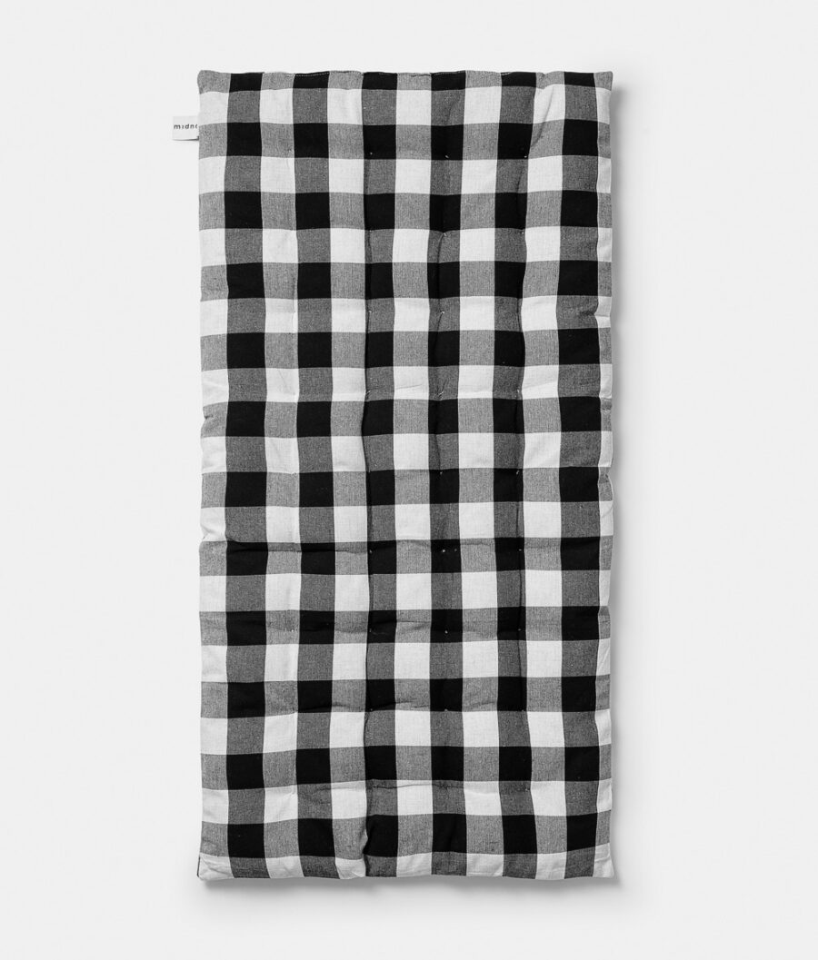 Long seat cushion b/w