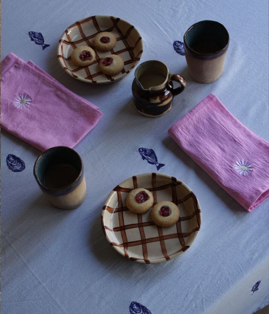 Napkin 4 pcs Pink Daisy (Pre-order) - Image 2