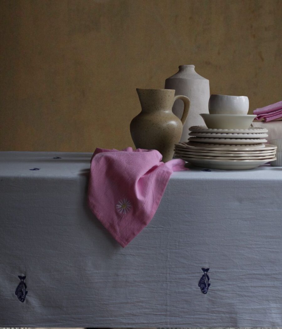 Napkin 4 pcs Pink Daisy (Pre-order) - Image 5
