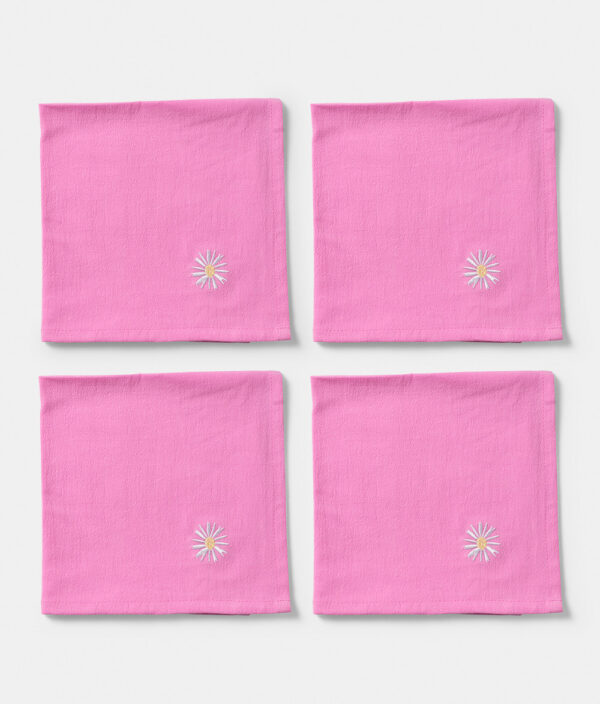 Napkin 4 pcs Pink Daisy (Pre-order)