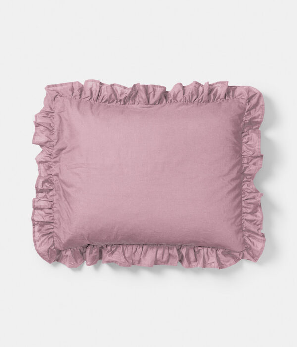 Frill pillow case Aster